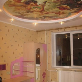 Оригинальные изображения на потолках